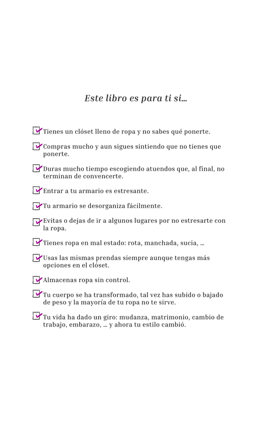 Depura tu armario, organiza tu vida